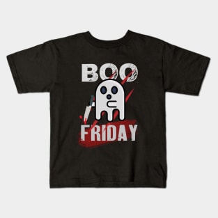 Friday 13th Halloween costume BOO Kids T-Shirt